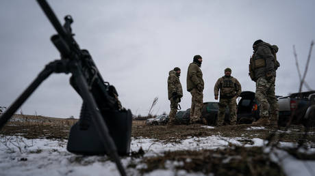 FILE PHOTO: Ukrainian servicemen of 24th brigade.