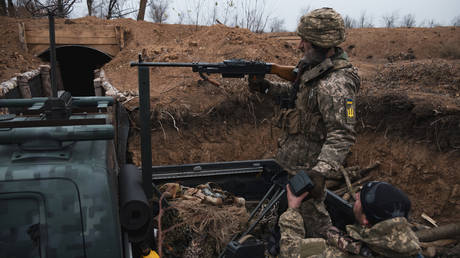 FILE PHOTO. Ukrainian soldiers.