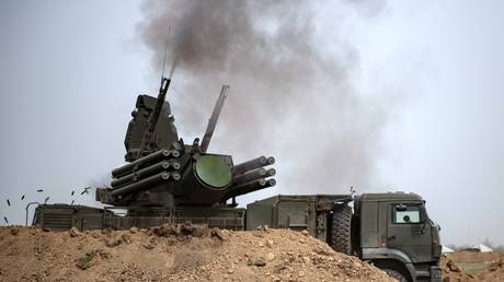 FILE PHOTO. A Russian Pantsir-S1 anti-aircraft system.