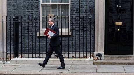 FILE PHOTO: British Prime Minister Sir Keir Starmer departs his official residence in London, UK.