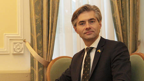 FILE PHOTO: Minister of Foreign Affairs of the Republic of Lithuania Kestutis Budrys.