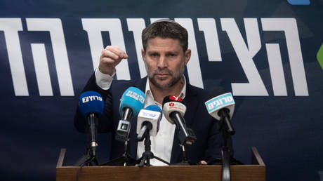 FILE PHOTO: Israel’s Finance Minister Bezalel Smotrich