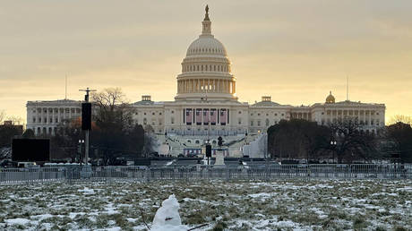 The US Capitol ahead of President-elect Donald Trump's second inauguration, January 17, 2025 in Washington, DC.